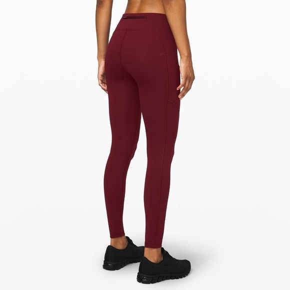 Lululemon Speed Up Tight *Full-On Luxtreme Deep Rouge size 6 - Picture 2 of 12